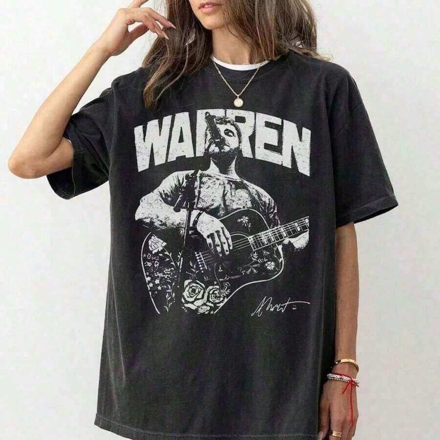 Camiseta Vintage Inspirada en la Gira de Alex Warrens 2025, Camiseta Gráfica de Concierto de Música Retro de Warren, Top Unisex Estilo Fan, Regalo, Holgada y Cómoda, Tops, Tops de Verano, Ropa de Verano para Mujer, Verano, Ropa de Verano, Camisas, Conjuntos de Vacaciones para Mujer, Tops para Mujer, Conjuntos de Primavera para Mujer, Blusas Bonitas de Mujer, Top, Conjuntos Western para Mujer, Camisetas Lindas, Camisetas Blancas, Camisetas para Salir de Noche para Mujer, Camisas para Mujer, Y2k, Crop Top, Top Blanco, Ropa Urbana Casual, Camiseta Oversized de Verano, Camiseta Holgada, Camiseta Gráfica Vintage, Estilo Urbano Retro, Top de Algodón Suave, Camiseta de Verano Transpirable, Camiseta de Hombros Caídos, Top Casual, Camiseta de Uso Diario, Camiseta Estilo Boyfriend, Camiseta GrCamiseta - Negro - Ver 1