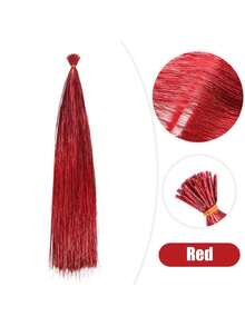30pcs/Pack High Temperature Synthetic Hair Bundles With Gold And Silver Metallic Strands - Multicolor - View 18