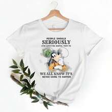 People Shouldn't Expect Anything Normal From Me. Goofys T-Shirt, Funny Goofys T-Shirt,  Goofys T-Shirt, Funny  T-Shirts.1 - 白色 - 查看 1
