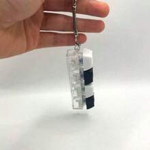 1 pieza Llavero antiestrés estilo teclado 4 en 1 con clip portátil, colgante lindo y curativo para llaves/bolso - colores mezclados - Ver 4