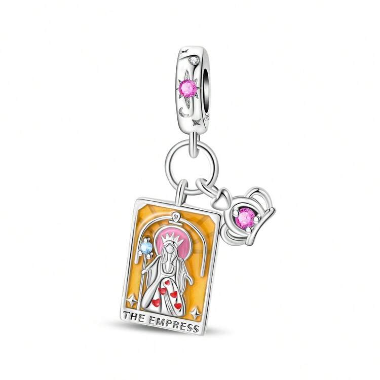 1 Mặt dây chuyền chủ đề bài Tarot bằng bạc Sterling S925 với thiết kế men huyền bí độc đáo; Dây chuyền mặt dây chuyền chiêm tinh đính kim cương, phù hợp cho cả vòng tay và vòng cổ; Một phụ kiện chế tác trang sức độc đáo, mang phong cách cổ điển, hoàn hảo cho cả việc chế tác và đeo hàng ngày. - Nhiều màu - Xem 24