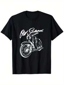 Camiseta Vintage Oldschool Simson Swallow, Unisex de Algodón Casual Cuello Redondo Manga Corta para Exteriores, Ligeramente Elástica, % Algodón, Tallas S- - Negro - Ver 1