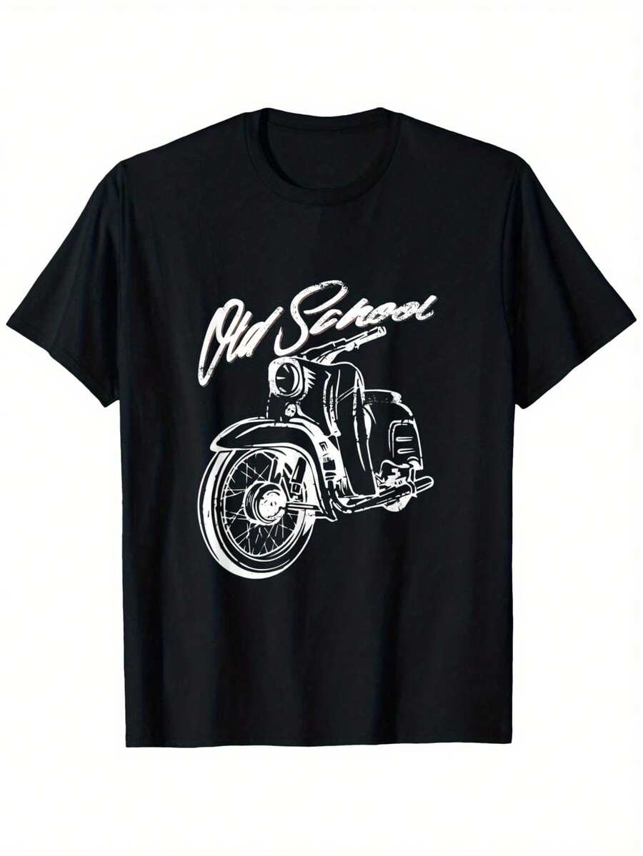 Camiseta Vintage Oldschool Simson Swallow, Unisex de Algodón Casual Cuello Redondo Manga Corta para Exteriores, Ligeramente Elástica, % Algodón, Tallas S- - Negro - Ver 1