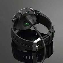 适用于 Forerunner 45 55 165 245 255 265 745 955 965 970、Approach S10 S12 S40 S44 S60 S62 S70、Vivoactive 3 4 5 6、Instinct、Venu 3 3S 2 X1、Fenix 8 7 7S 7X 6 5 的充电器，配有 5 个黑色防尘充电口塞的替换充电线 - 查看 4