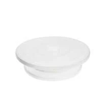 Base Giratoria para Decoración de Pasteles de 11 Pulgadas con Raspador de Glaseado Ajustable, Soporte Giratorio de Plástico para Pasteles, Accesorios de Repostería 10225 - 1 PC - Ver 1