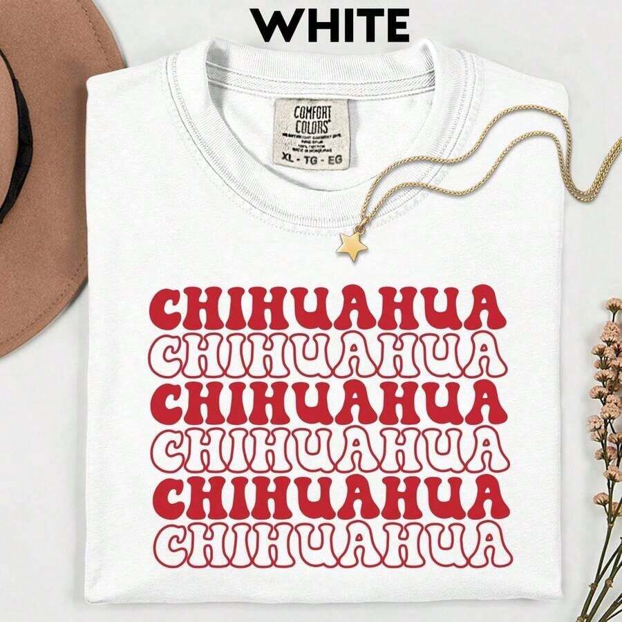 1 camisa de vaquero para chihuahua - Regalo para amantes de los perros chihuahua en estilo occidental. Camisa vintage Chihuahua Wild West, 180g, 100% algodón. Los diseños están impresos. Unisexo. - Blanco 5 - Ver 1