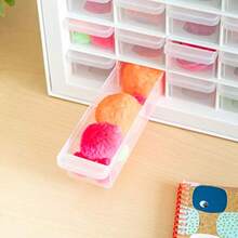 IRIS USA Organizador de Tornillos Gabinete de Almacenamiento de Cajones de Plástico para Manualidades Piezas Pequeñas Tuercas y Herramientas Pasatiempos de Arte de Scrapbook - Blanco - Blanco - Ver 7