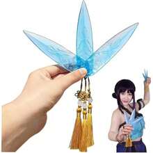3件組 Zoe 武器 塑膠獵人道具附流蘇 女性動漫服裝配件 男士適用 萬聖節 Cosplay 柔軟透明塑膠道具 無刃 動漫收藏 日常遊戲 主題活動吸睛禮物 - 彩色 - 查看 1