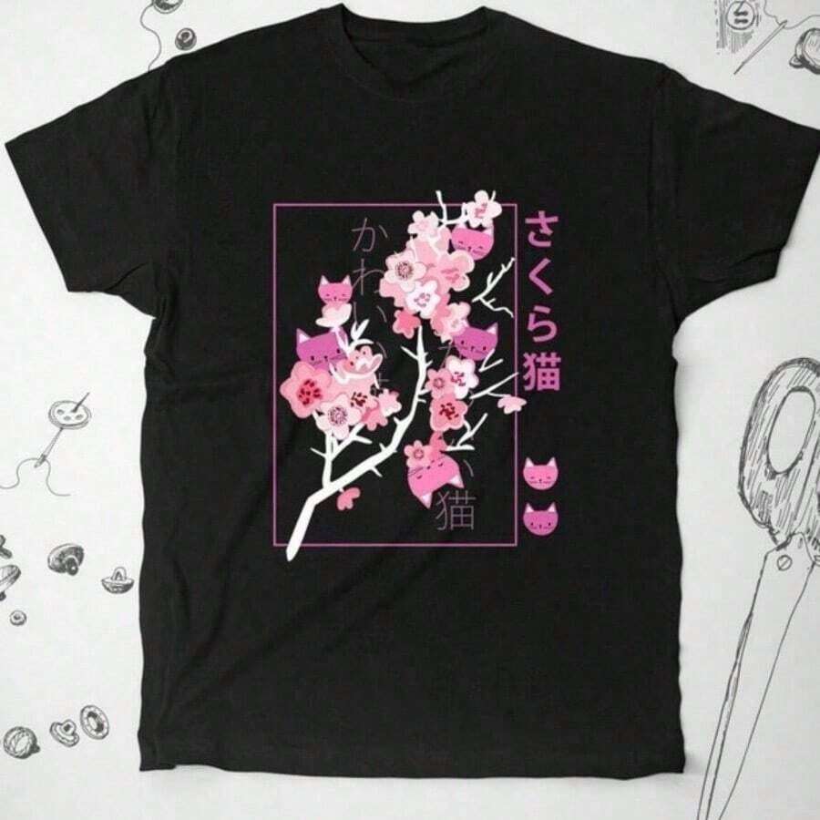 Kuv Hlub Koj - I Love You In Hmong - Women's Soft Short Sleeve Printed Cotton T-Shirt, Stylish Summer - 黑色 4 - 查看 1