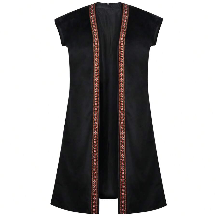 Cosplay Clothing - 25731 Men's Pirate Vest, Black - View 1