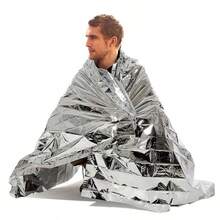 5/1 Pack Emergency Survival Blanket, 210*160cm - High Strength Thermal Insulation And Lightweight Aluminum Foil, Extreme Cold Weather Survival, Lightweight And Compact, Suitable For Outdoor Camping, Hiking, Trekking, Evacuation, Home Use, Extreme Cold Weather Shelter, Outdoor Survival Essential, Perfect For Personal Use - Multiple Styles - View 7