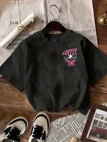 Iced Coffee And Sun T-Shirt, Iced Coffee T-Shirt, Gifts For Coffee Lovers, Summer T-Shirt, Summer Vibes T-Shirt, Coffee T-Shirt - 4 - 查看 6