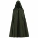 25228 Medieval Cloak (Wool - Green)