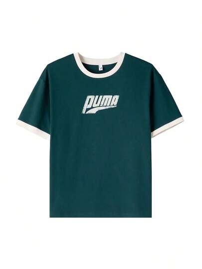 Puma 2026 夏季 EASY MILES SS RINGER TEE，男女皆宜的舒适短袖T恤，适合日常、户外和通勤穿着，636294-41