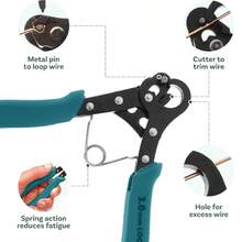 KLONKEE 1/3pcs Coil Forming Pliers, Handmade Jewelry DIY Specialized Pliers, 1.5/2.25/3mm Jewelry DIY Wrapping Pliers, Multi-Functional Durable Jewelry Making Clamp, Ergonomic Design, Suitable For DIY Crafts And Jewelry Making - Needle Curlers - View 4