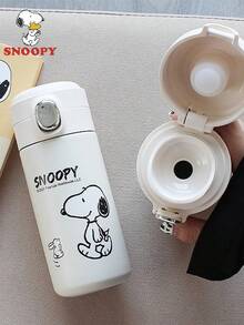 1pc Snoopy 300ml Stainless Steel Cup, Compact Cute Design, Minimalist For Outdoor/School, Keeps Drinks Cold - Multicolor - View 4