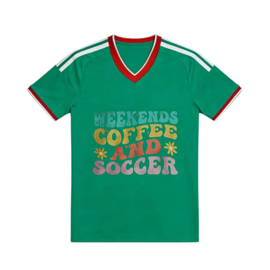 Camiseta de fútbol Fines de semana, café y fútbol - Multicolor - Ver 1