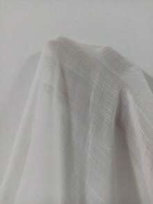 Conjunto de ropa de playa para mujer- Vestido de baño con cuello en V sin mangas como cobertor casual de playa - Blanco - Ver 7