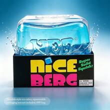 3 cái/1 cái Nice Berg - Khối lập phương mềm lớn, 1 cái khuôn đá, đường mạch nha, đồ chơi giảm căng thẳng phản hồi chậm | Đồ chơi cảm giác phản hồi chậm trong suốt, kết cấu tương tự như slime - Quà sinh nhật - Quà cho bé trai - Quà cho bé gái - Quà Phục sinh - Quà Ngày lễ tình nhân - Nhiều màu - Xem 2