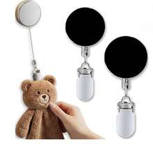 1 chiếc kẹp treo quần áo có thể mở rộng màu đen 4cm, không cần khoan, tự dính, dùng cho phòng tắm, tủ bếp và vòi sen, giúp giữ khăn tránh bị rơi. - Phong cách thường ngày - Xem 12