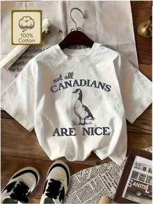 1 camiseta de algodón puro para mujer con estampado de letras y anime, diseño sencillo, cómoda y transpirable, adecuada para uso casual diario, que muestra un estilo natural y elegante, imprescindible para fiestas de verano, envío local, 180g 100% algodón. - Blanco - Ver 6