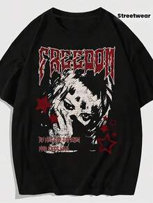 Women T-Shirts - Black - View 1