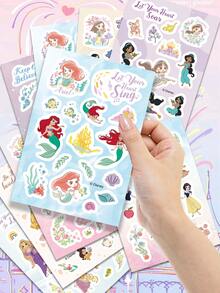 Disney | 8 Tờ Hình Dán Công Chúa Disney Dễ Thương Belle, Ariel, Rapunzel Dùng Cho Sổ Nhật Ký, Sổ Lưu Niệm, Sổ Kế Hoạch, Máy Tính, Bình Nước, Ốp Điện Thoại, Hoàn Hảo Cho Quà Sinh Nhật, Quà Tặng Tiệc, Phần Thưởng Học Tập, Văn Phòng Phẩm, Thiệp Chúc Mừng Ngày Lễ, Đồ Dùng Học Tập Tự Làm, Trang Trí Kỷ Niệm Tốt Nghiệp - 1 Set - Xem 7