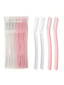 1/3/5/12/20pcs Eyebrow Razors, Exfoliating And Hair Removal Tools, Body And Face Eyebrow Shaving Razors, Multi-Color Hair Removal Tools, Beginner Eyebrow Shaping Tool Set, Precise Protective Cover, Women's Eyebrow Shaping Tools, Suitable For Daily Or Travel Use, Easy-To-Use Unisex Eyebrow Razors For Trimming And Shaping Eyebrows - Multicolor - View 8