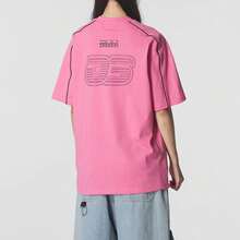 adidas originals  GFX T-SHIRT 時尚舒適運動短袖落肩袖T卹 女款KG6679 - 粉色 - 查看 4