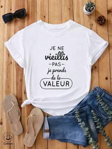 Kvinnor T-shirts - Vit - Visa 2