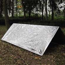 5/1 Pack Emergency Survival Blanket, 210*160cm - High Strength Thermal Insulation And Lightweight Aluminum Foil, Extreme Cold Weather Survival, Lightweight And Compact, Suitable For Outdoor Camping, Hiking, Trekking, Evacuation, Home Use, Extreme Cold Weather Shelter, Outdoor Survival Essential, Perfect For Personal Use - Multiple Styles - View 4