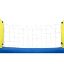 Inflatable Volleyball Goal + Ball For Pool - 藍色 - 查看 3