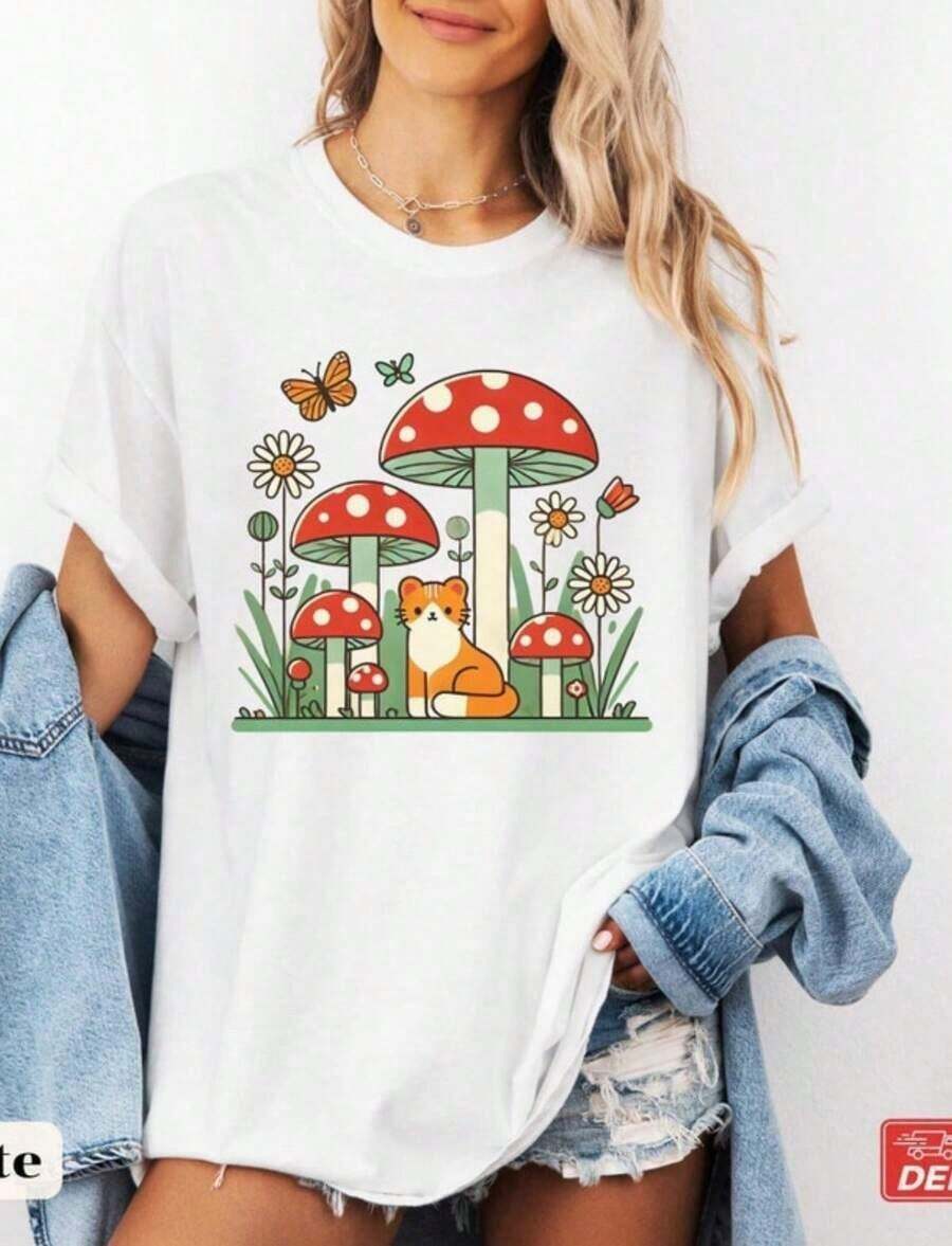 1 camiseta de perro adorable, camiseta "Fácilmente Distraído por los Salchichones", camiseta divertida para amantes de los perros salchicha, camiseta para mamá de perro salchicha, regalo para dueño de perro adorable, camiseta con gráfico de salchicha, 180g 100% algodón, los diseños están impresos. Unisexo. - Blanco 6 - Ver 1