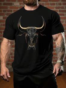 Camisetas de hombre para primavera y verano - Negro - Ver 2