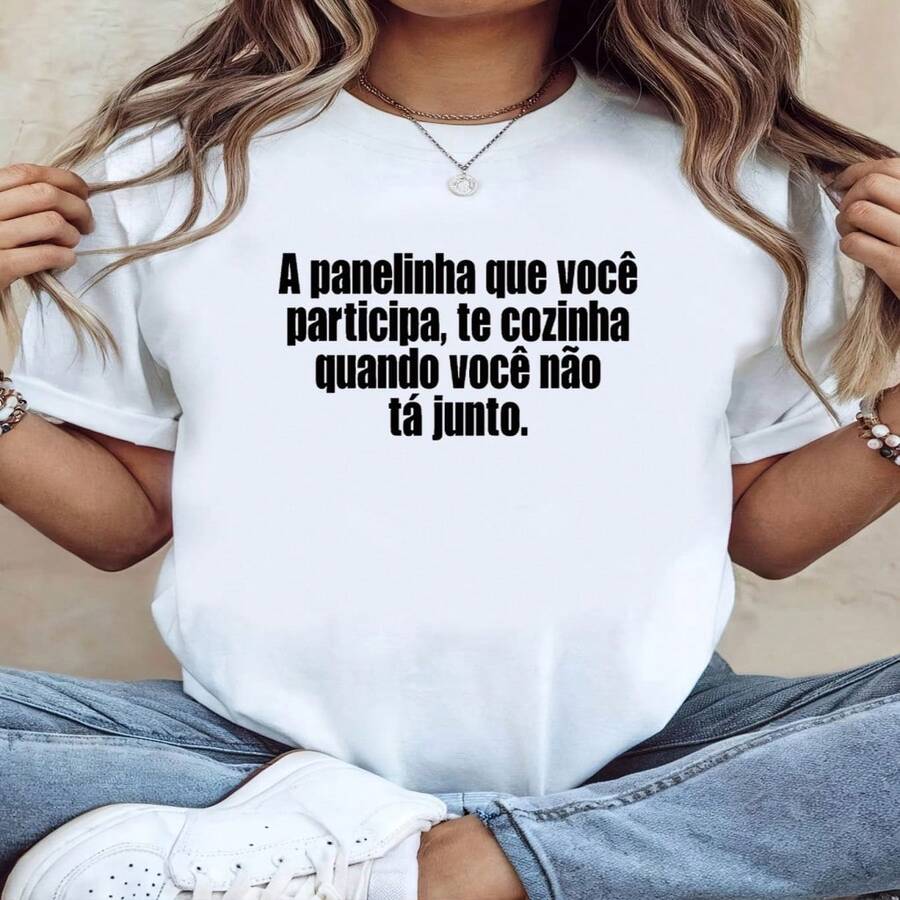 Camiseta informal blanca de algodón para mujer con cuello redondo y mangas cortas regulares, confeccionada en tejido elástico de alta calidad. - Blanco - Ver 1
