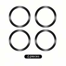 4 chiếc vòng từ tính mạnh mẽ - Tương thích với vòng MagSticker, vòng từ tính tương thích với vỏ sạc không dây MagMagnetic, tương thích với phụ kiện Apple 17 16 15 14 Pro Max, Galaxy và Android. - Nhiều màu - Xem 12