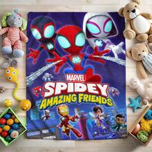 1pc Superhero Movie Print Blanket,Retro Cartoon Style Throw Blanket,Cartoon Character Printed Blanket,All-Season Universal Nap Blanket,Character Home Decor Blanket,Modern Fashion Gift Suitable For Home Bedroom Bed Sofa Office Lunch Break Cover Picnic Blanket - Nhiều màu - Xem 2