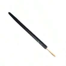 2pcs Multi-Functional Dryer Vent Cleaning Brush Set, Stainless Steel Dryer Vent Lint Brush, Manual Lint Brush, Flexible Fridge & Dryer Lint Collector Brush - Black - View 12