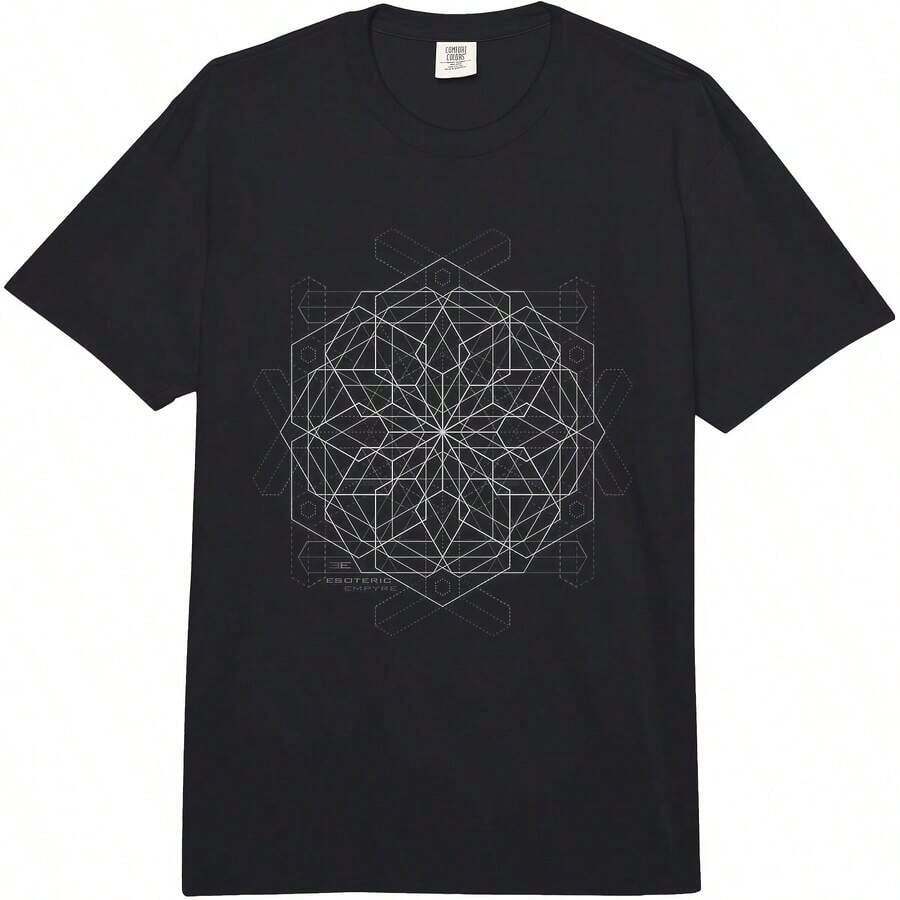 1 Piece Of A Glitch Roses. Vaporwave Otaku Glitch Art Print Gif T-Shirt For All Seasons, 100% Cotton, Single-Sided Print, Crew Neck, Short Sleeve, Unisex, Base Layer, 180g Cotton. - 顏色 7 - 查看 1