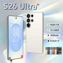 YS26 Ultra Smartphone 5G Android Phone 6.9 Inch Narrow Bezel Screen 16GB+1TB GPS Dual SIM 8000mAh Fast Charging Fingerprint Unlock Mobile Phone - 查看 1