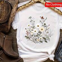 1 pieza de Parche Termotransferible Floral Vibrante| Adecuado para camisetas, jeans, sudaderas, mochilas y almohadas. - Blanco - Ver 5