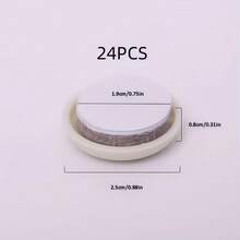 8PCS*45mm/12PCS*32mm/24PCS*25mm 自黏式家具滑墊，可重複使用且無噪音的家具腿滑墊，家具地毯移動墊，重型椅子腿地板保護墊，硬木地板移動墊 - A - 查看 7