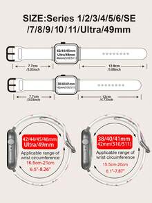 1pc Cherry Bow Dachshund Soft Elastic Breathable Comfortable Replacement Watch Band, Suitable For Samsung, Honor Smartwatches, 38mm 40mm 41mm 42mm 46mm 45mm 44mm 49mm, Cute Fashionable Casual Multi-Color Silicone Watch Strap Compatible With Apple Watch Ultra SE/11/10/9/8/7/6/5/4/3/2/1, Versatile Accessory Sport Band - Multicolor - View 6