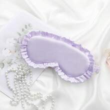 Silk Ruffle Sleep Eye Mask Eye Protection Travel Soft Sleeping Shading Eye Covers Multicolor Eye Patches For Woman Man - Multicolor - View 6