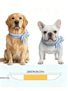 Universal Summer Pet Cooling Ice Scarf, Dog & Cat Neck Collar, Heatstroke Prevention Cooling Towel, Outdoor Cooling Neck Ring - Multicolor - View 8