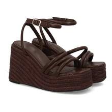 shoes&blues.es Women Platforms & Wedge Sandals - màu nâu - Xem 1