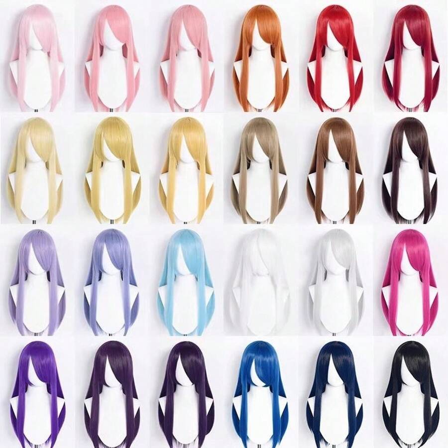 Synthetic Woven Wigs - Silver-white - View 1