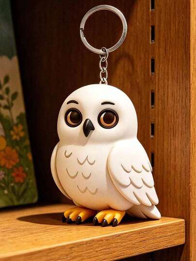  Móc khóa Hedwig 3D bằng nhựa PVC hình chim cú dễ thương trong Harry Potter, phụ kiện thế giới phù thủy đầy tính thẩm mỹ dành cho người hâm mộ. Nâng tầm phong cách phụ kiện của bạn với chiếc móc khóa Hedwig đáng yêu này, được thiết kế với vẻ ngoài tinh nghịch, kỳ lạ mà người hâm mộ sẽ yêu thích. Hoàn hảo để thêm một chút phép thuật vào chùm chìa khóa của bạn.