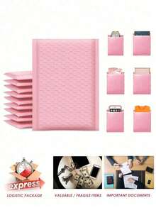 1/10 piezas Sobres de burbujas metálicos, Sobres de burbujas holográficos, Sobres de burbujas de polietileno, Bolsas de envío impermeables y autosellantes, Sobres de envío con encanto de purpurina de papel de aluminio, Sobres acolchados holográficos - Ver 6