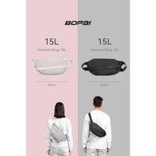 BOPai - Bolso bandolera para hombre - como en la imagen - Ver 3